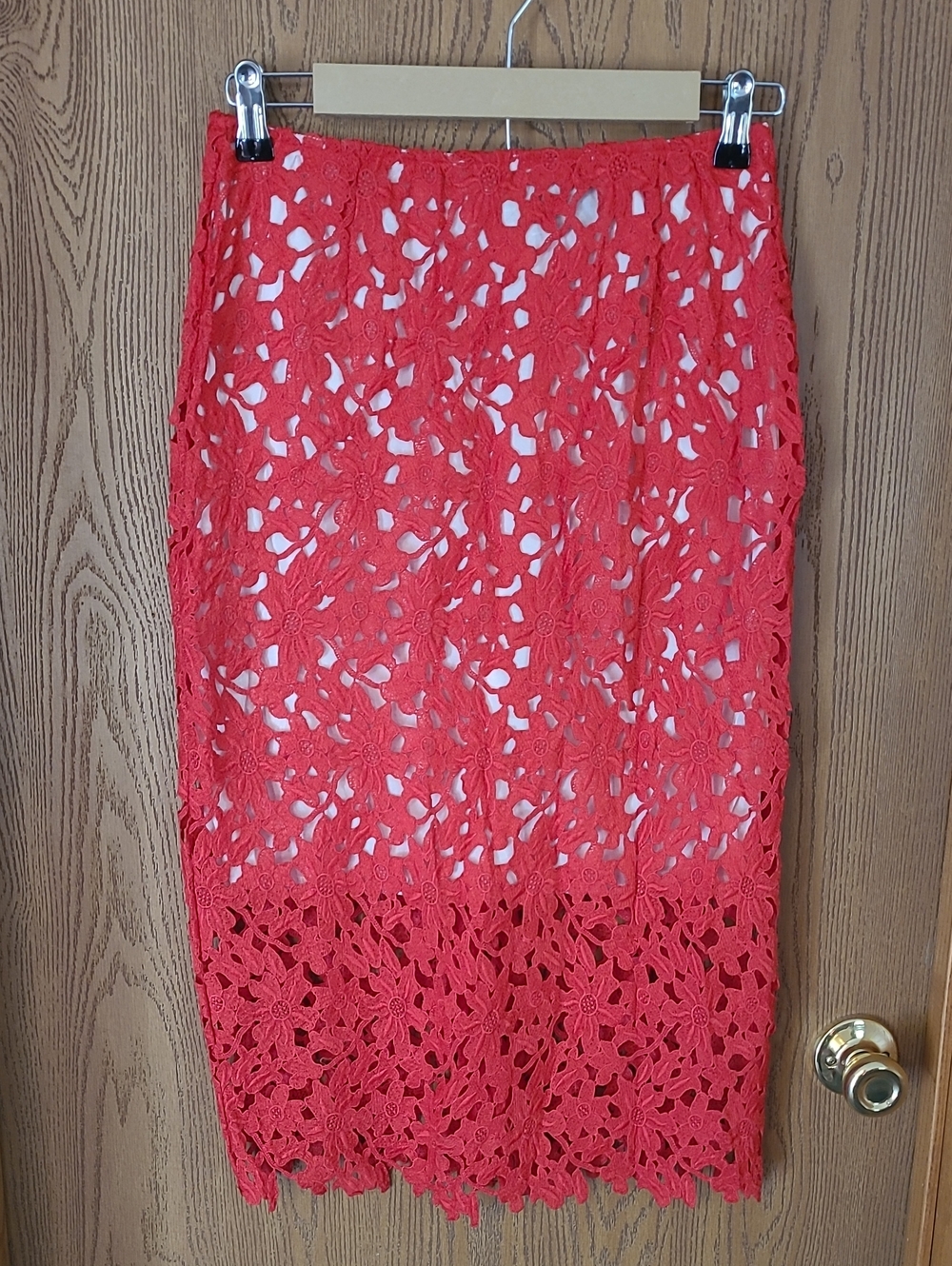 Lace Pencil Skirt